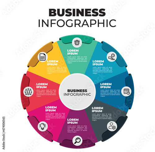 design template. business infographic. infographics options banner