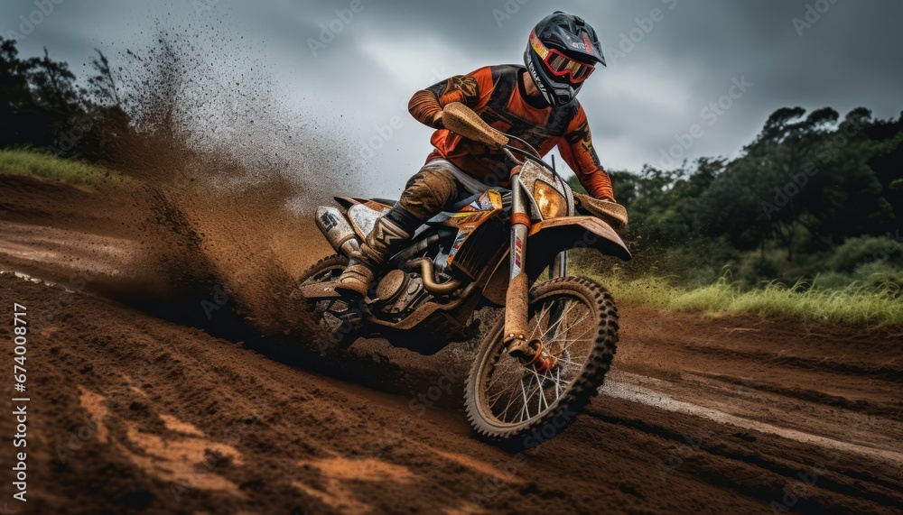 Photo of a Thrilling Ride Through the Dusty Terrain Photo of a Thrilling Ride Through the Dusty Terrain
