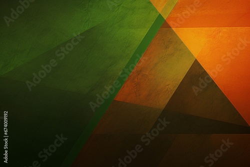 Vivid Fusion  An Abstract Green and Orange Background - A Dynamic Blend of Artistic Vibrance and Modern Aesthetics