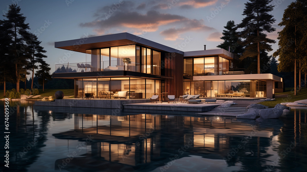 Luxurious real estate investment property for rich people. Luxurious real estate investment property for rich people.