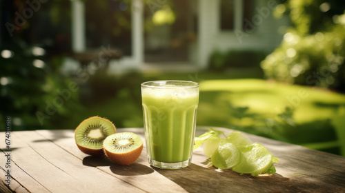 Fresh kiwi juice  - Ultra Details  for magazine use 