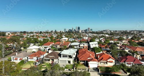 Perth housing rental market Perth CBD skyline