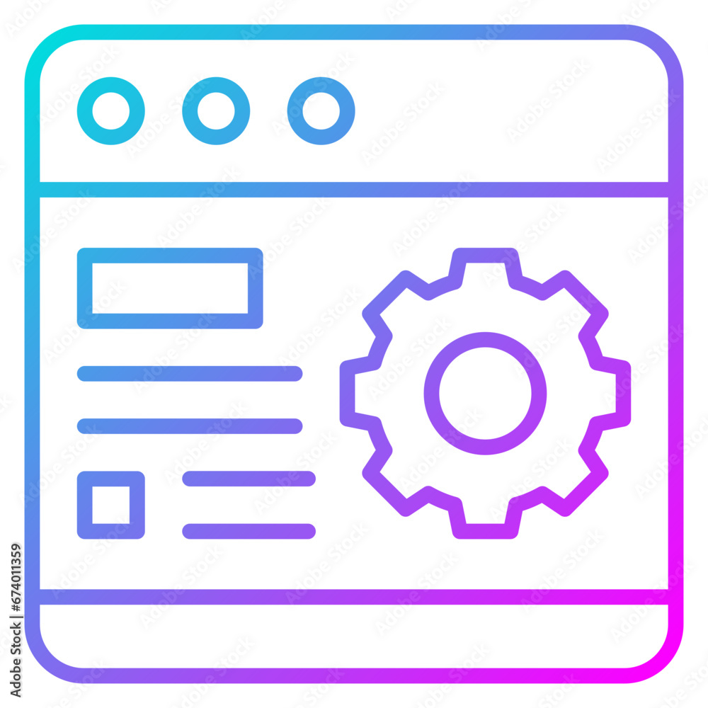 Browser Setting Icon Browser Setting Icon