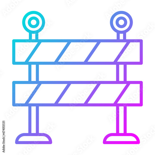 Road Barrier Icon