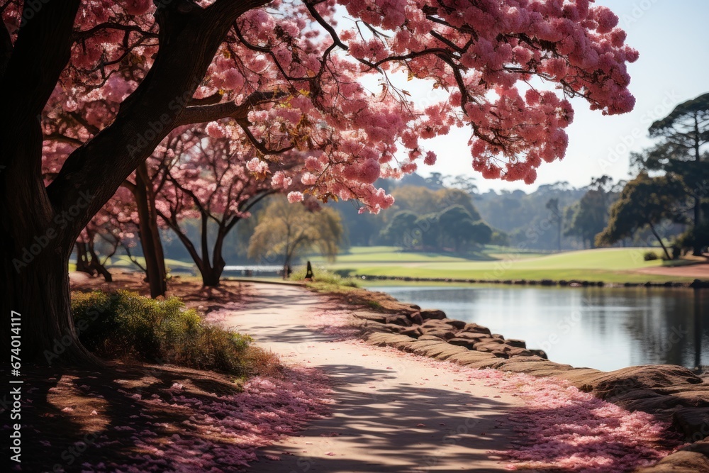 Peaceful nature landscape