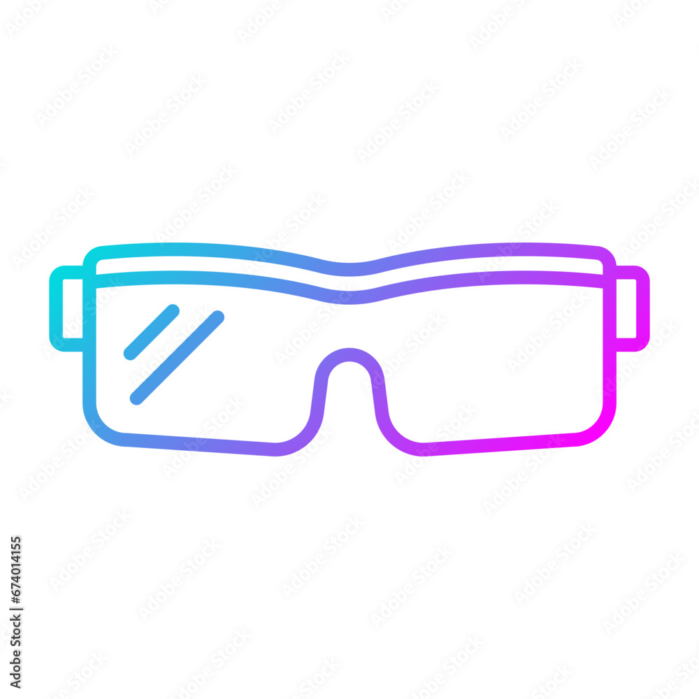 Fototapeta premium Scientist Glasses Icon
