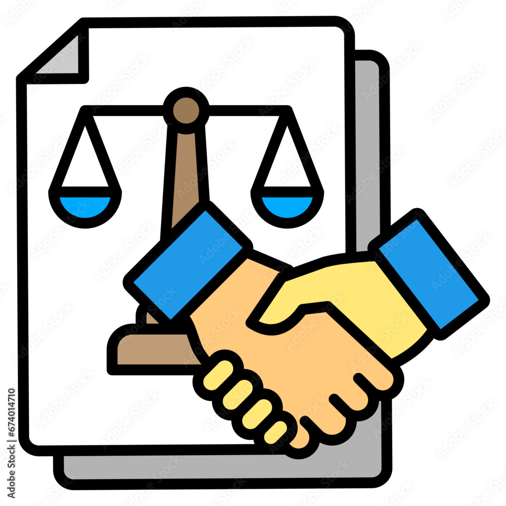 Legal Agreement Icon