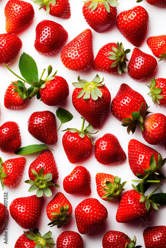 strawberry pattern background