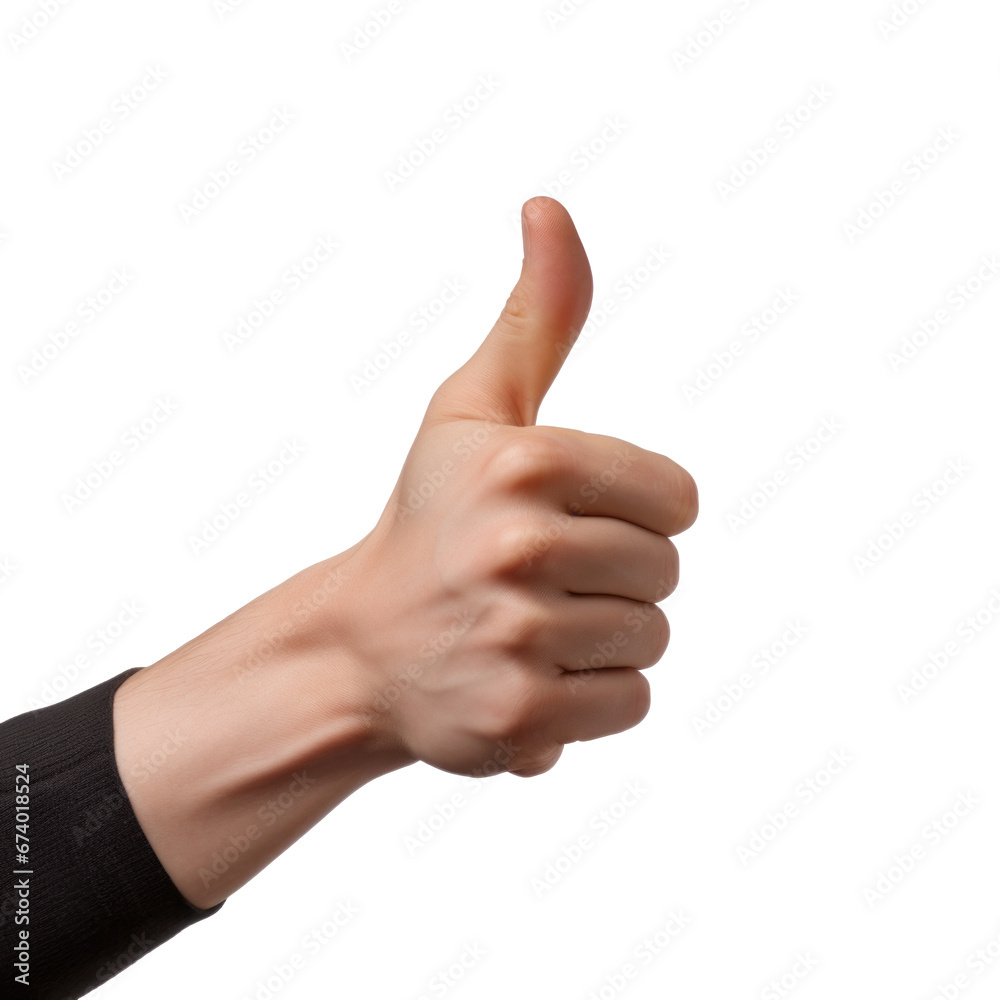 hand showing thumbs up hand showing thumbs up
