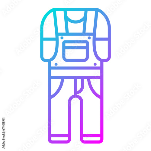 Coverall Clothes Icon