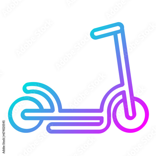 Kick Scooter Icon