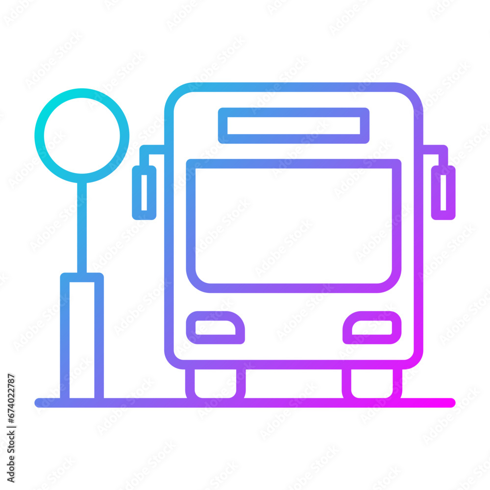 Bus Stop Icon Bus Stop Icon
