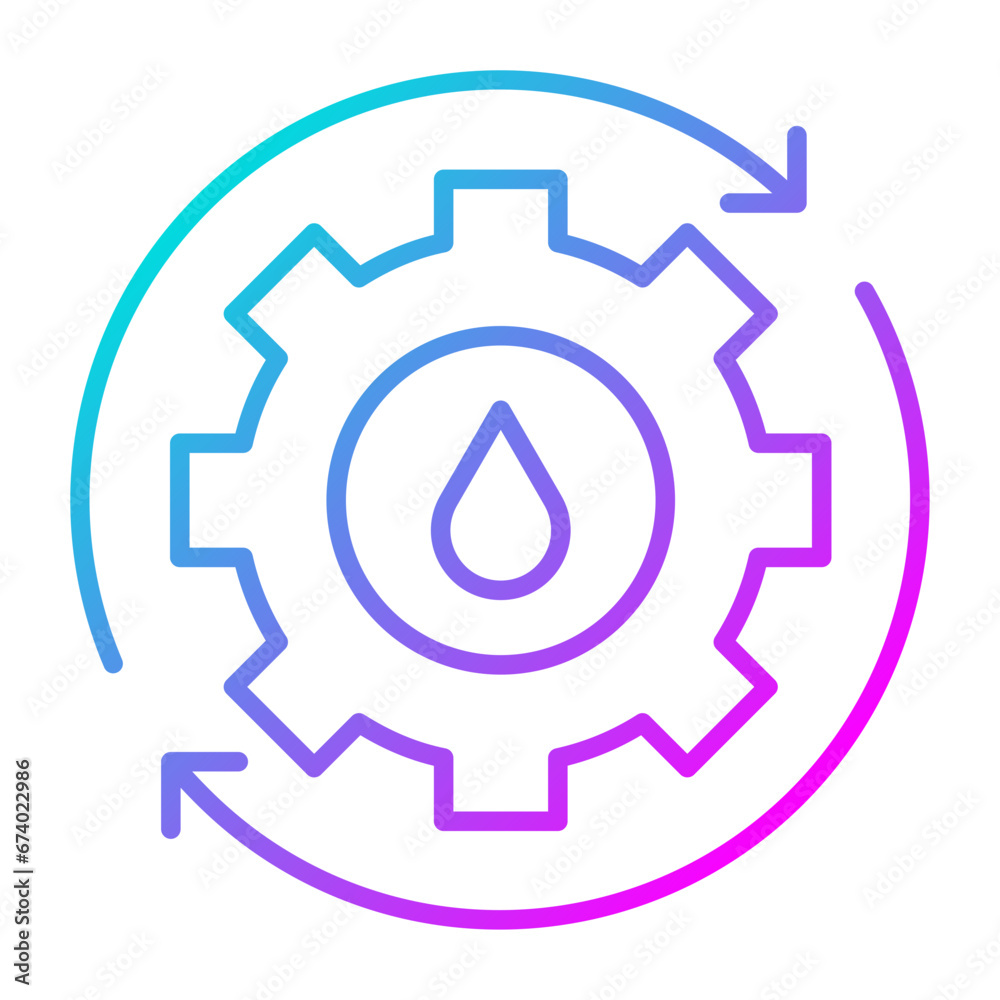 Water Management Icon Water Management Icon