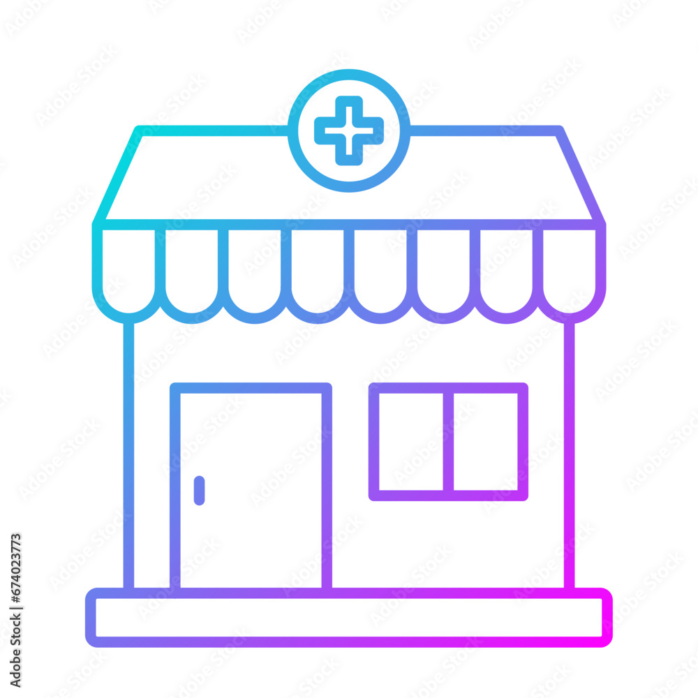 Medicine Store Icon Medicine Store Icon