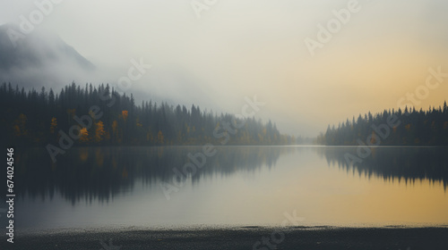A Beautiful Lake Scenery