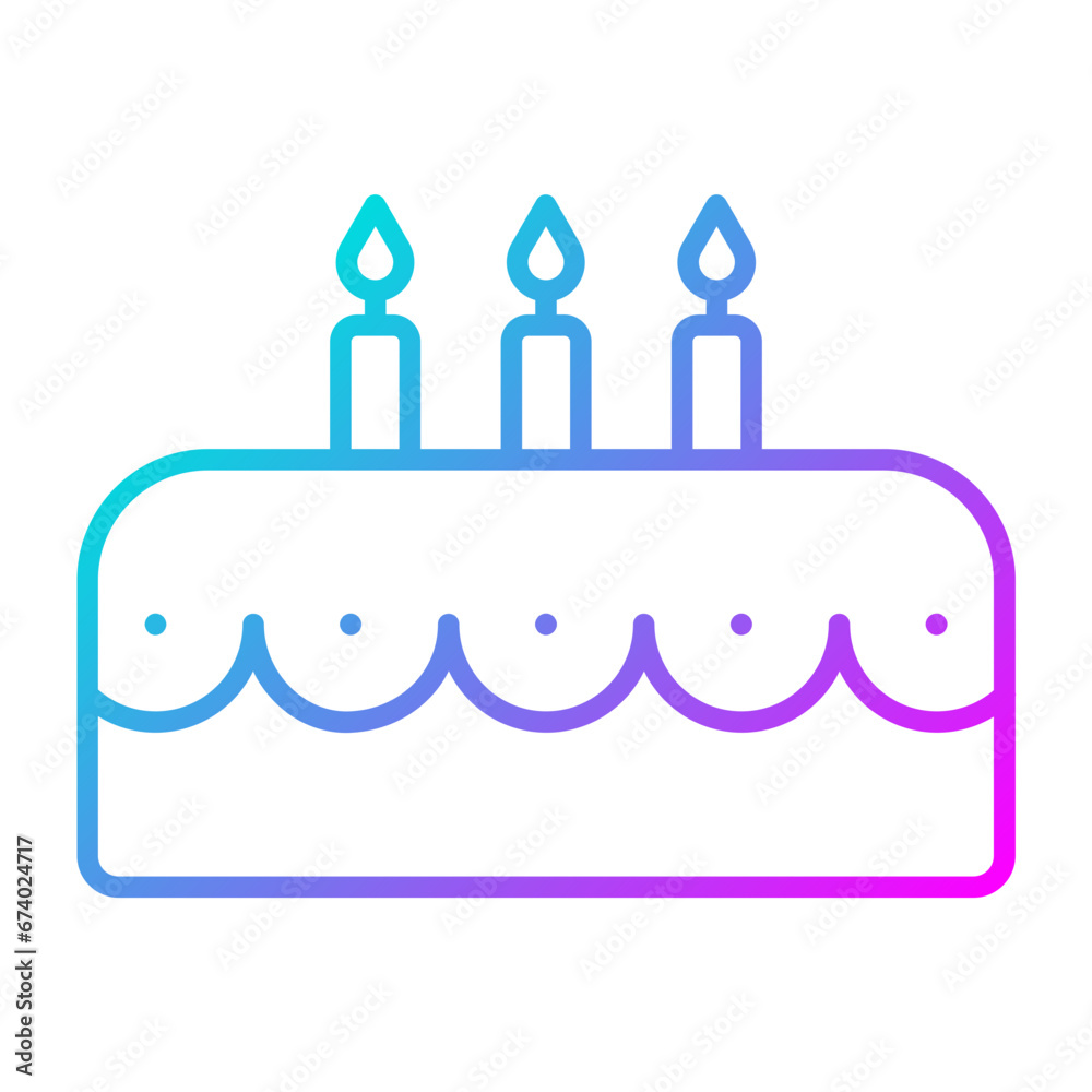 Fototapeta premium Cake Icon