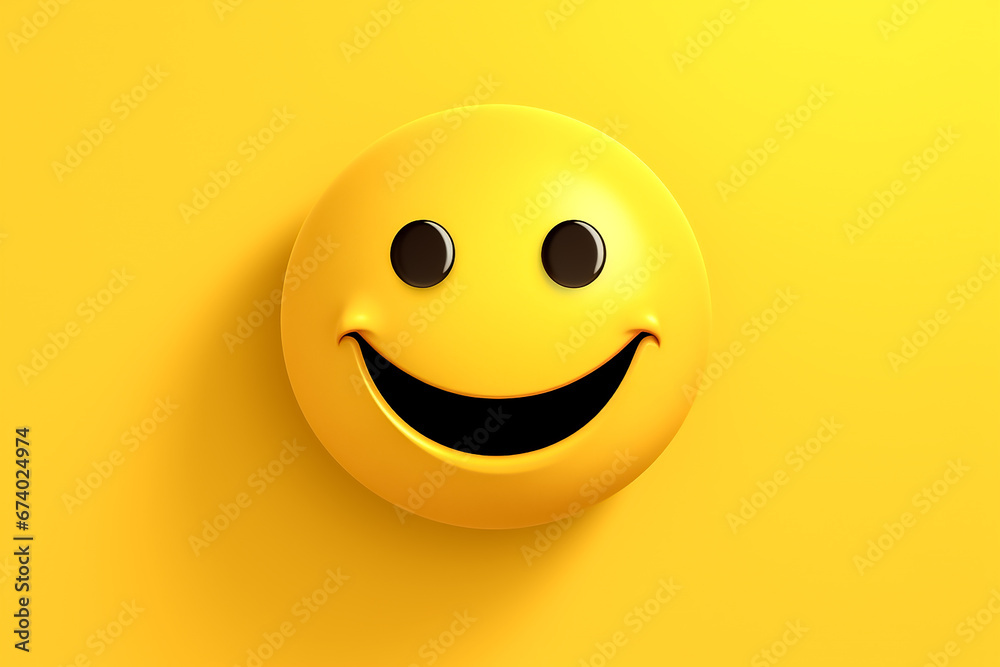 Smiley glücklich KI