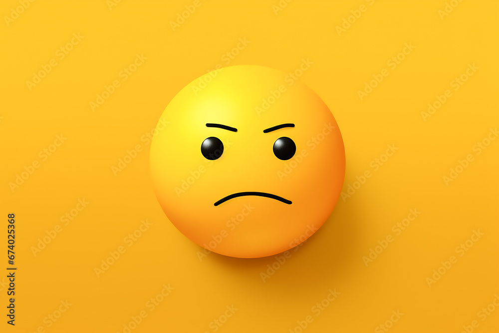 Smiley genervt KI Smiley genervt KI