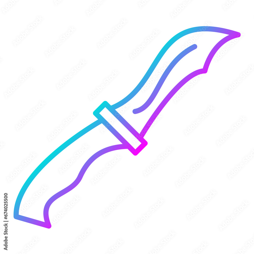 Fototapeta premium Wild Knife Icon