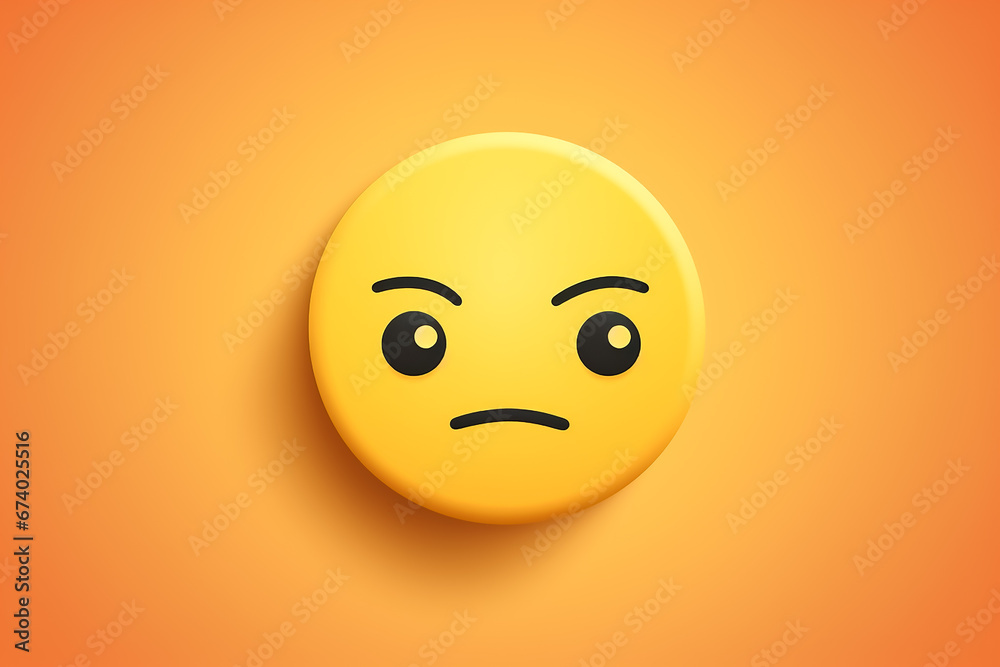 Smiley genervt KI Smiley genervt KI