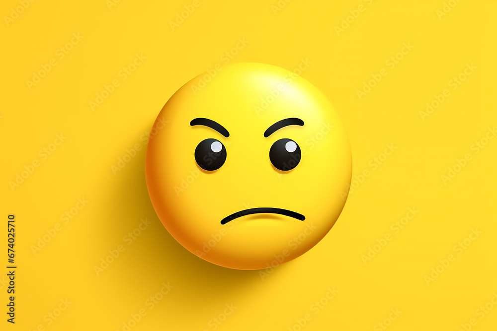 Smiley traurig KI Smiley traurig KI