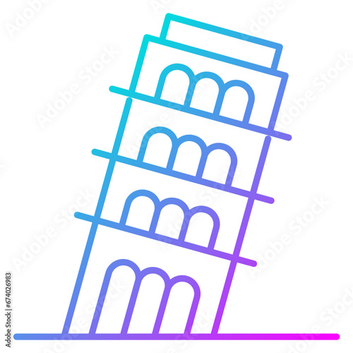 Pisa Tower Icon
