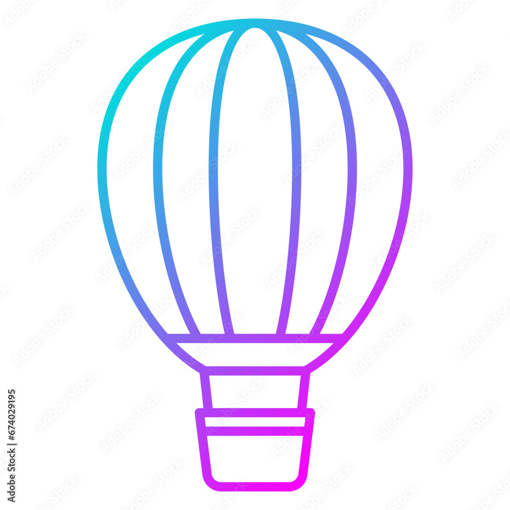 Hot Air Balloon Icon Hot Air Balloon Icon