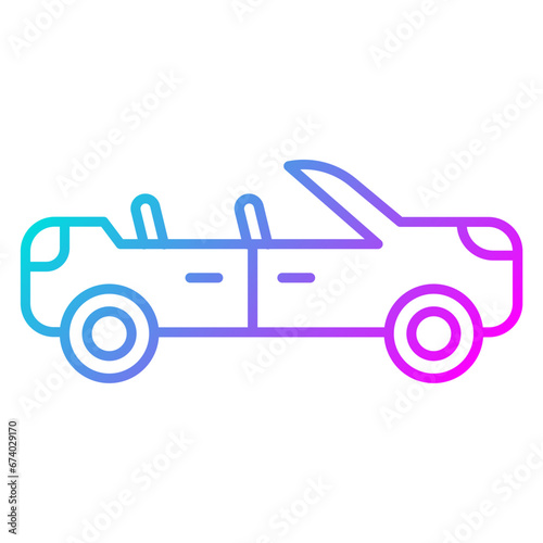 Convertible Car Icon