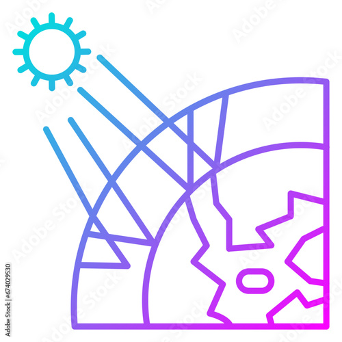 Greenhouse Effect Icon