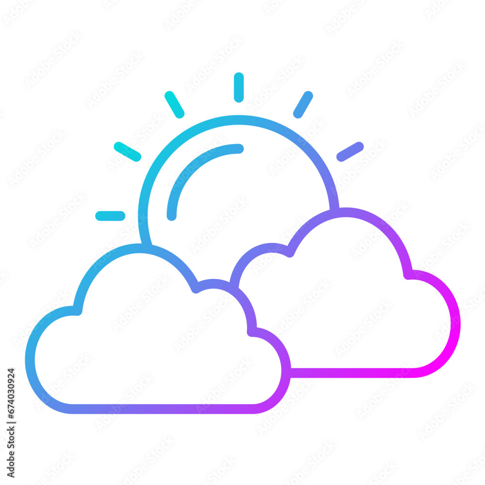 Cloudy Day Icon Cloudy Day Icon