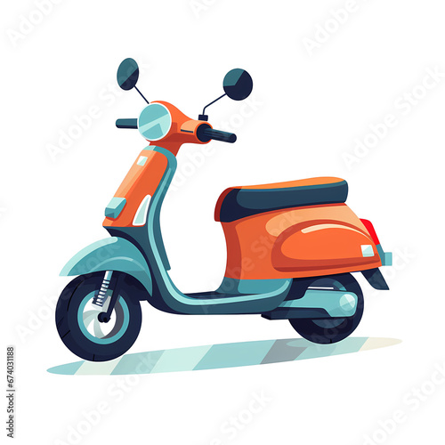 scooter isolated on transparent 