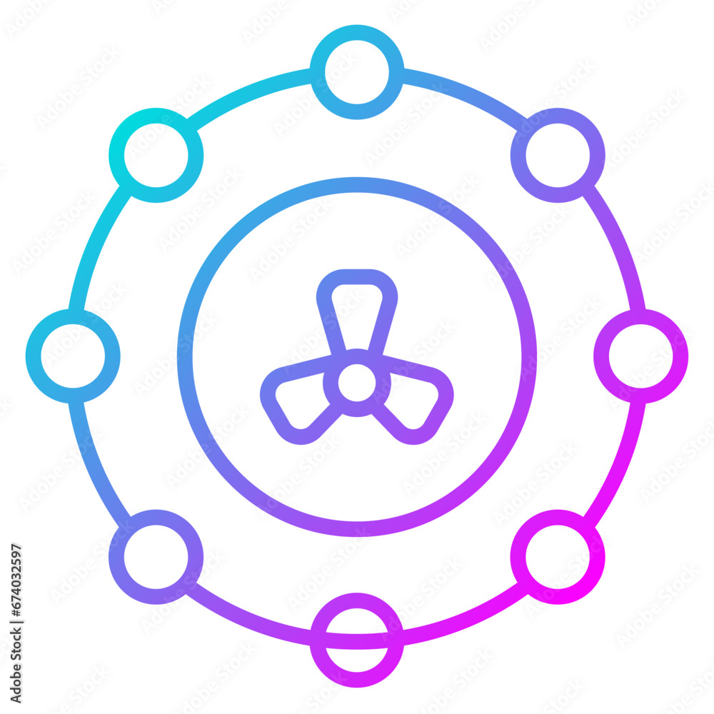 Nuclear Energy Icon Nuclear Energy Icon