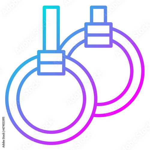 Gym Rings Icon