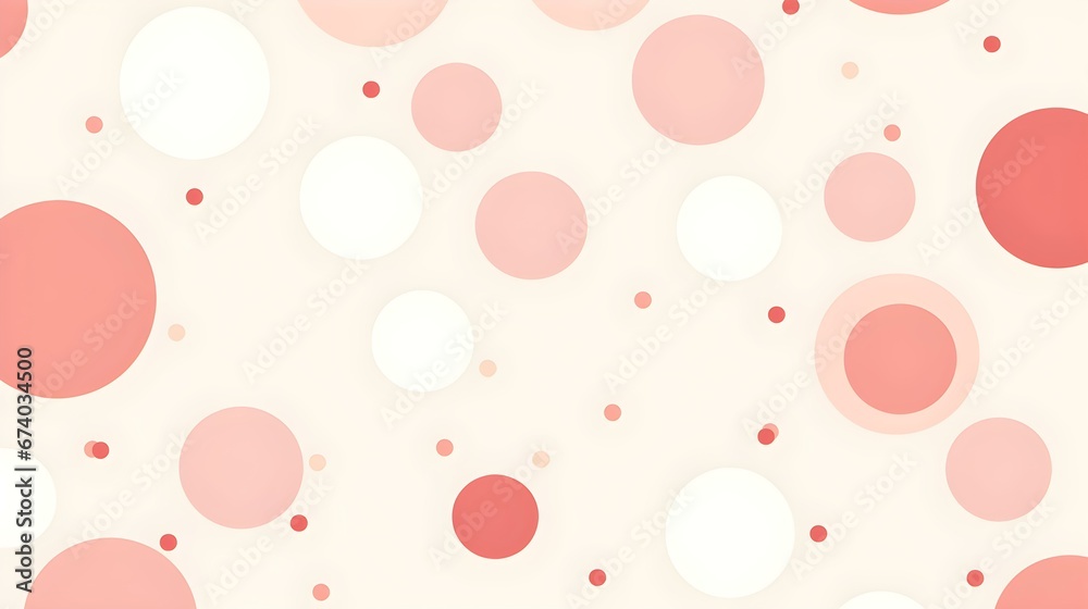 Blush Pattern of Dots. Colorful Wallpaper