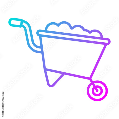 Wheelbarrow Icon