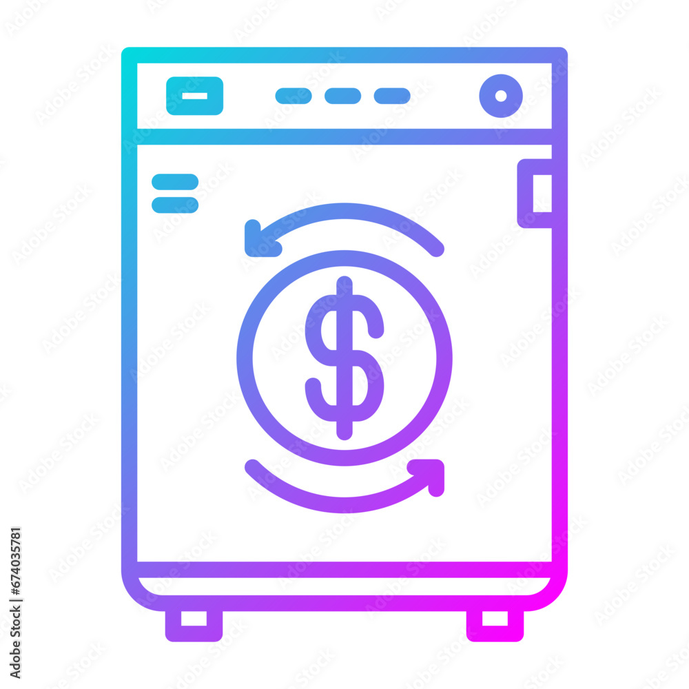 Money Laundering Icon Money Laundering Icon