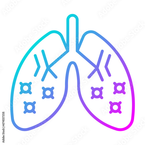 Lungs Infection Icon