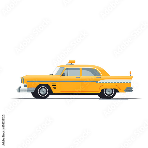 Wallpaper Mural yellow cab