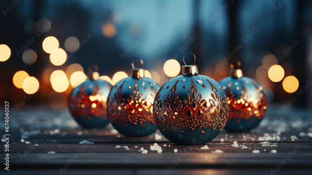 Fototapeta premium Christmas New Year Holiday Blurred Background , Bright Background, Background Hd