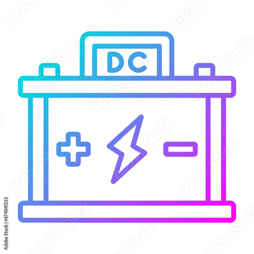 DC Voltage Source Icon