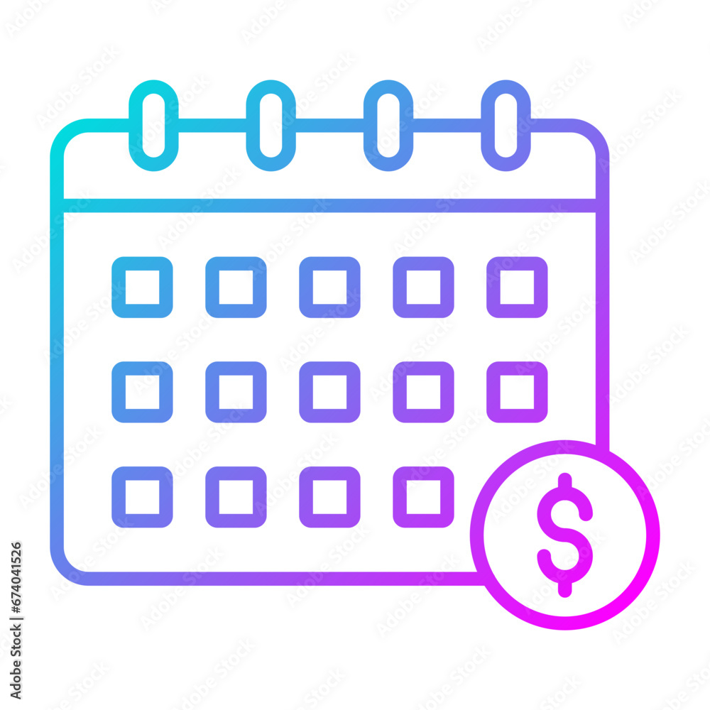 Time Based Payment Icon