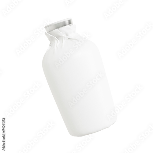 an isolated ceramic bottle image on a white background