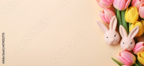 bouquet of tulips on a white background #674052770