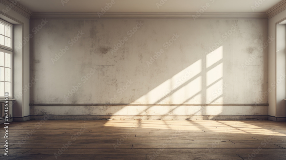 An empty room holds promise and with endless possibilities An empty room holds promise and with endless possibilities