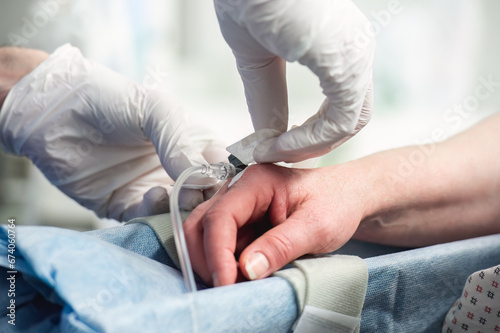 Anlage peripherer Venenzugang