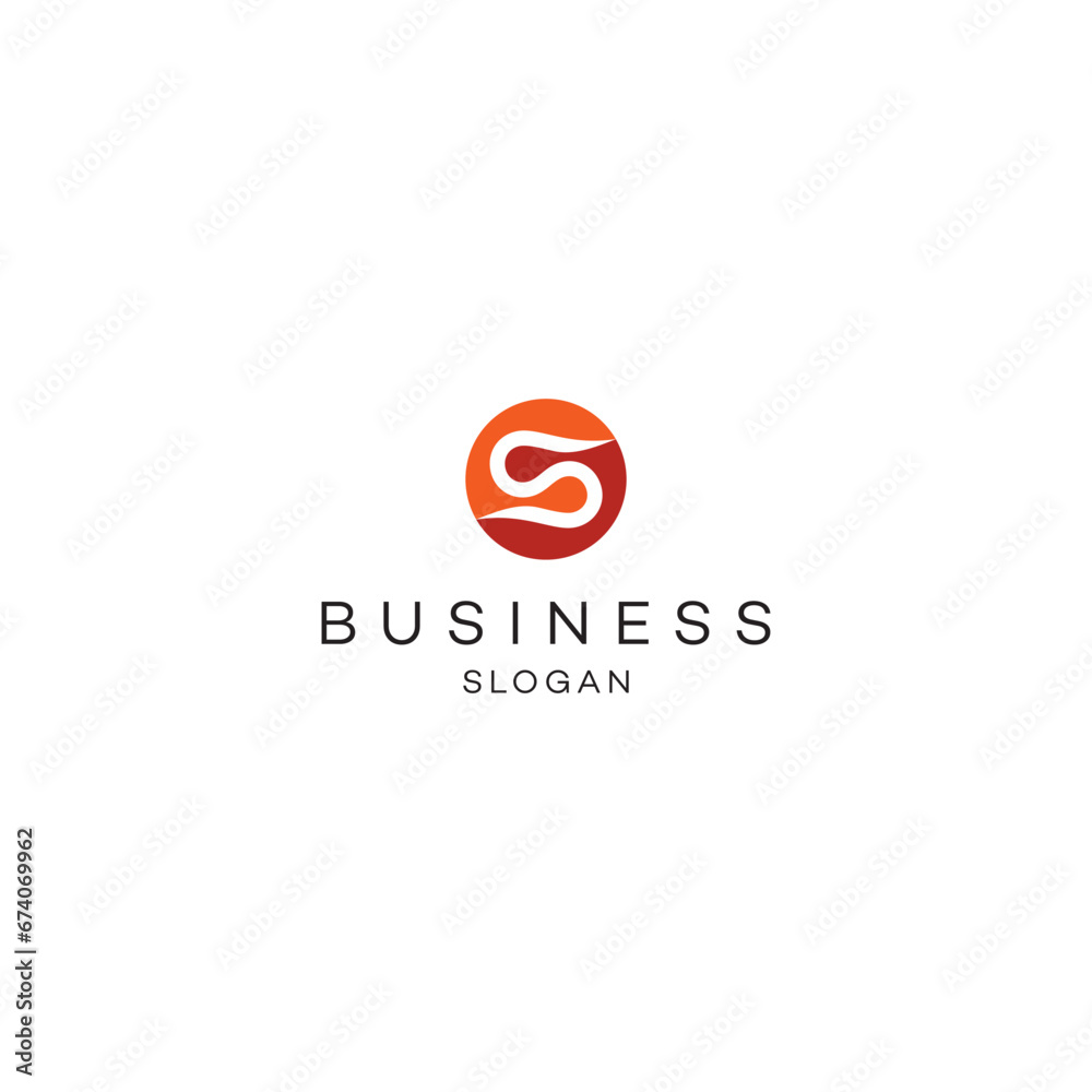 Letter s  logo design digital technology consultant corporate abstract  round circle geomantic international typography nature health Financial education people energy 