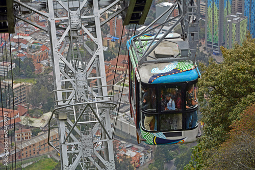 Seilbahn auf den Cerro de Monserrate in Bogotá, Kolumbien