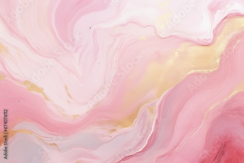 pink abstract background, marble texture, pink and golden wallpaper