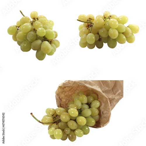 white grapes with large grains like Italy-