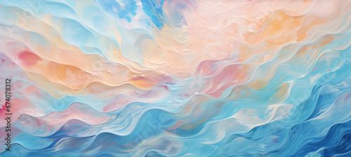 Azure Light and Pastel Color Explosion